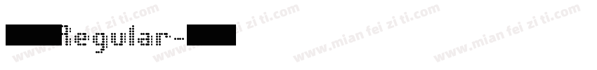 梁培生小爨简 Regular字体转换